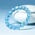 Bracelet en aigue-marine Porte-Bonheur - Sérénité Océane