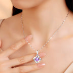 Collier en cristal naturel Abundance Compass