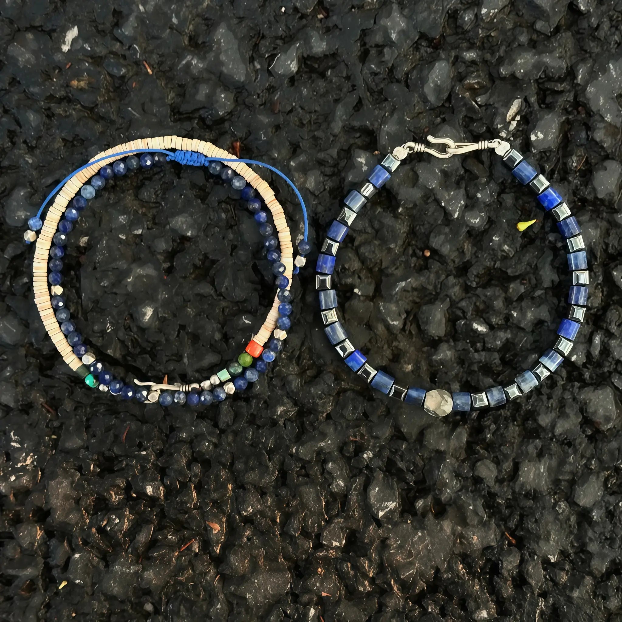 Wild‑Vibe Natural Stone Bracelet - Rootedness, Centering, Empowerment
