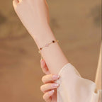 Bracelet triple chance en cristal naturel