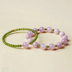 Bracelet en jade Hetian « Murmure printanier »