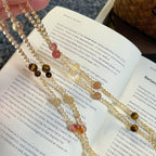 Natural Yellow Crystal Multi Treasure Lucky Multi Circle Bracelet - Positive Energy and Lasting Luck