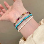 Collier en cristal naturel couronne vintage