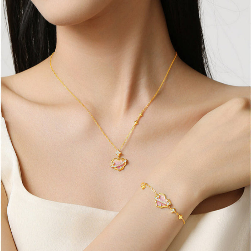 Glowing "Love" Heart Bracelet,Glow in Dark Love
