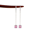 Boucles d'oreilles Calysta transparentes naturelles