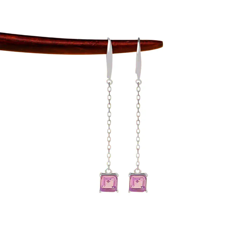 Natural Clear Calysta Earrings