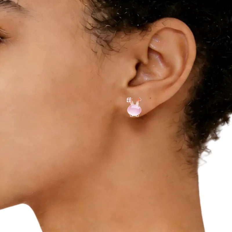 Bunny Solace Natural Crystal Earrings