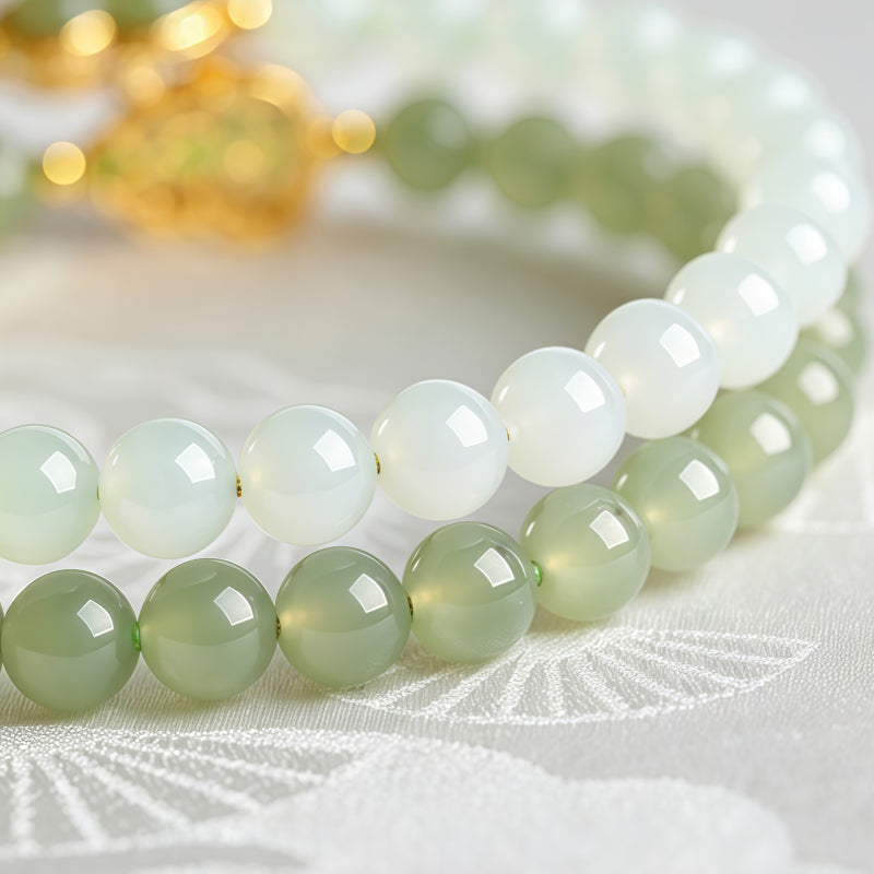 Bracelet Noble Cheval en Jade de Hetian