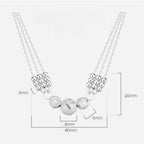 Ornate Carved S999 Ball Necklace/Bracelet/Earrings Jewelry Set, Gift for Friends
