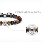 Evil Eye Multi-Color Tiger Eye Bracelet — Guardian for Boyfriend