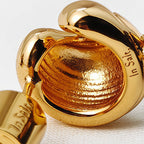 Boucles d'oreilles en pierre naturelle œil de tigre - Symbole de bon augure et de richesse