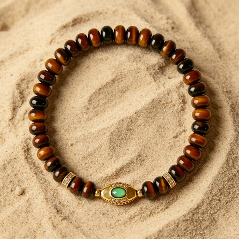 Ra's Guardian Natural Tiger Eye Bracelet