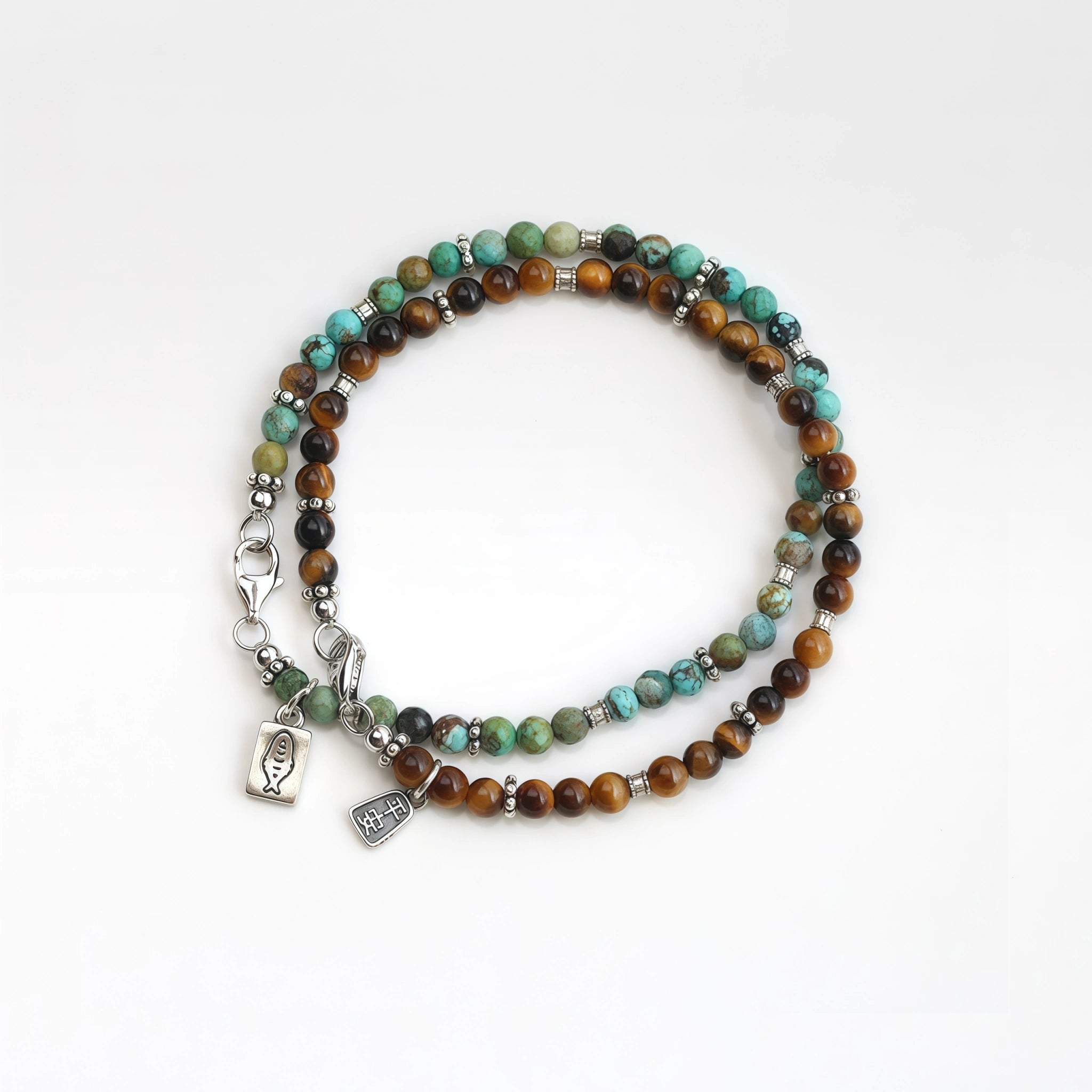 Collier en cristal naturel couronne vintage