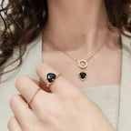 Collier Sakura en jade Hetian