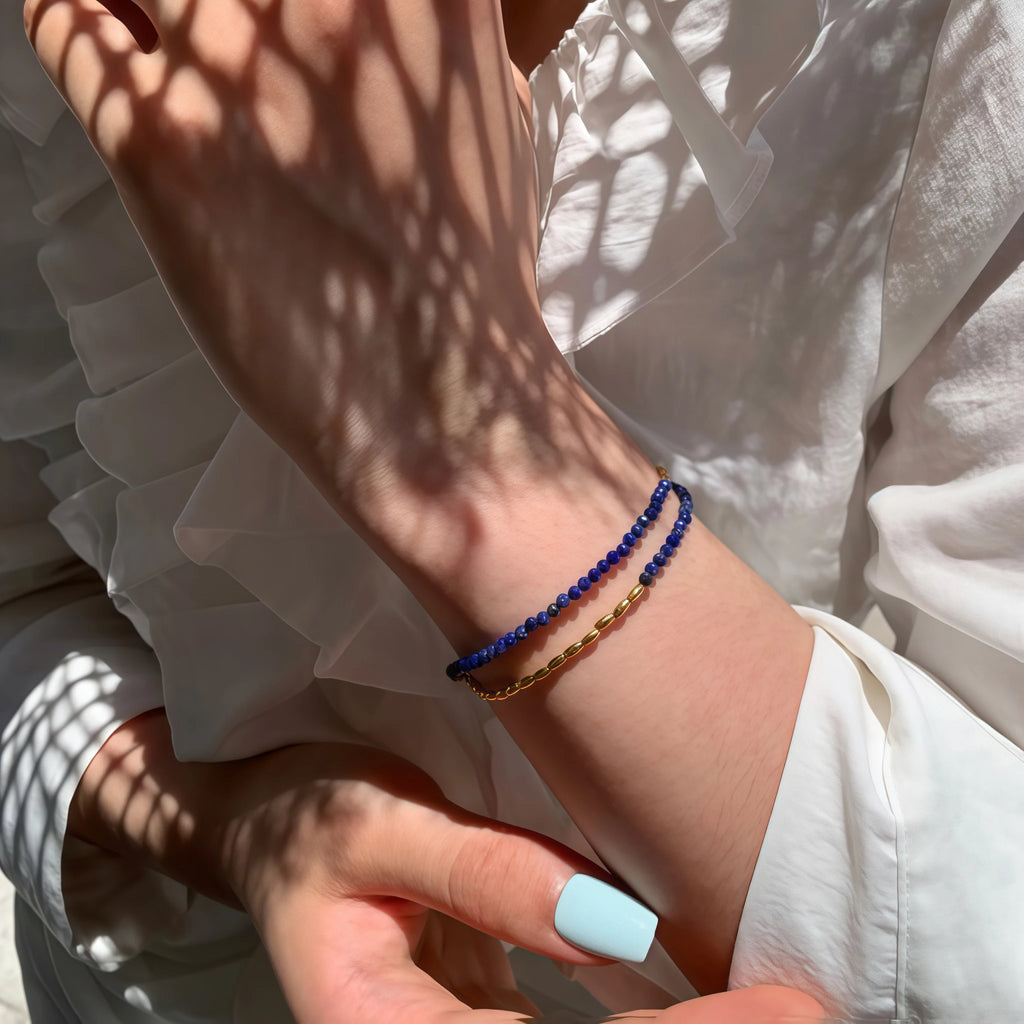 Vintage Double‑Layer Rice Bead Bracelet - Mindfulness&Empowerment