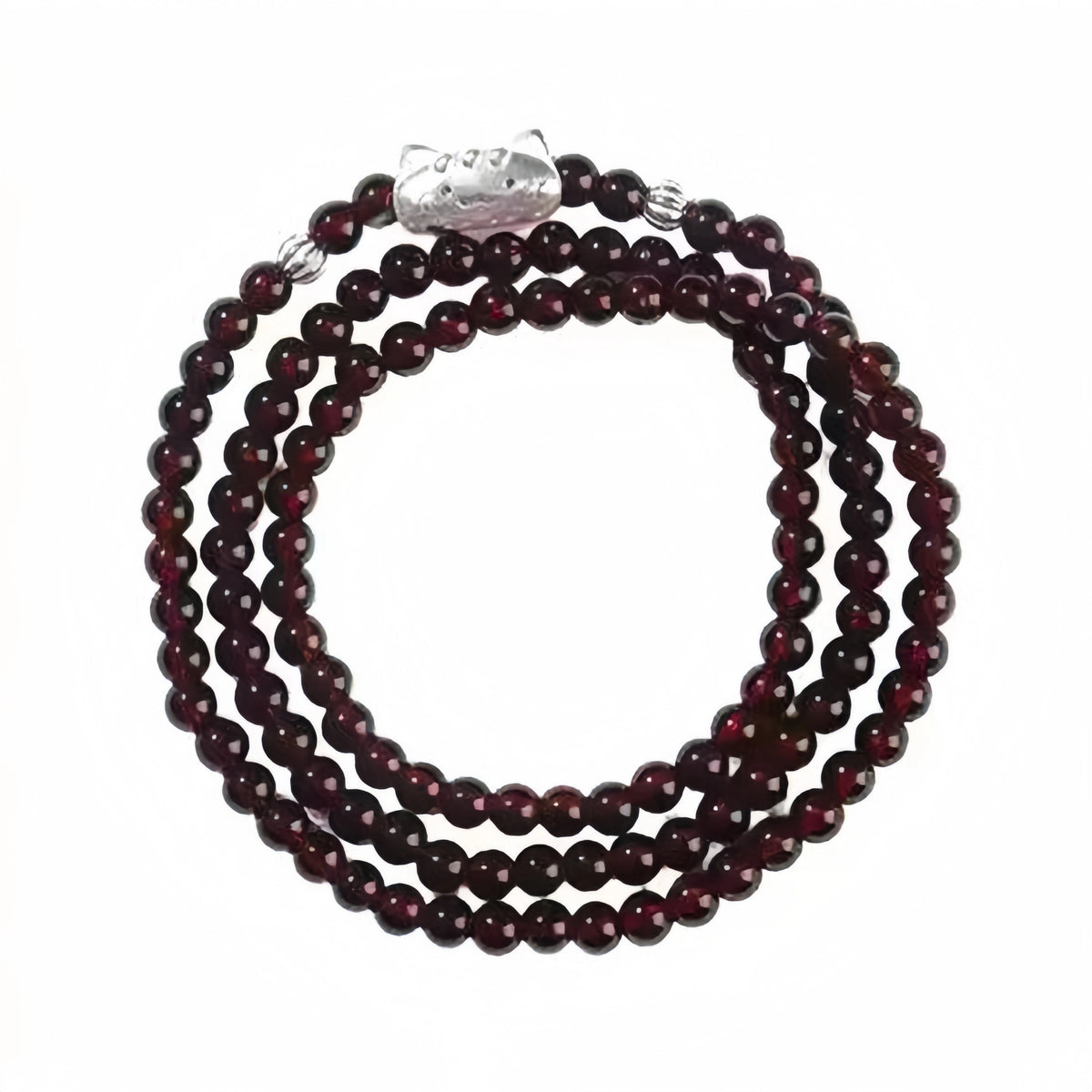 Collier en cristal naturel couronne vintage