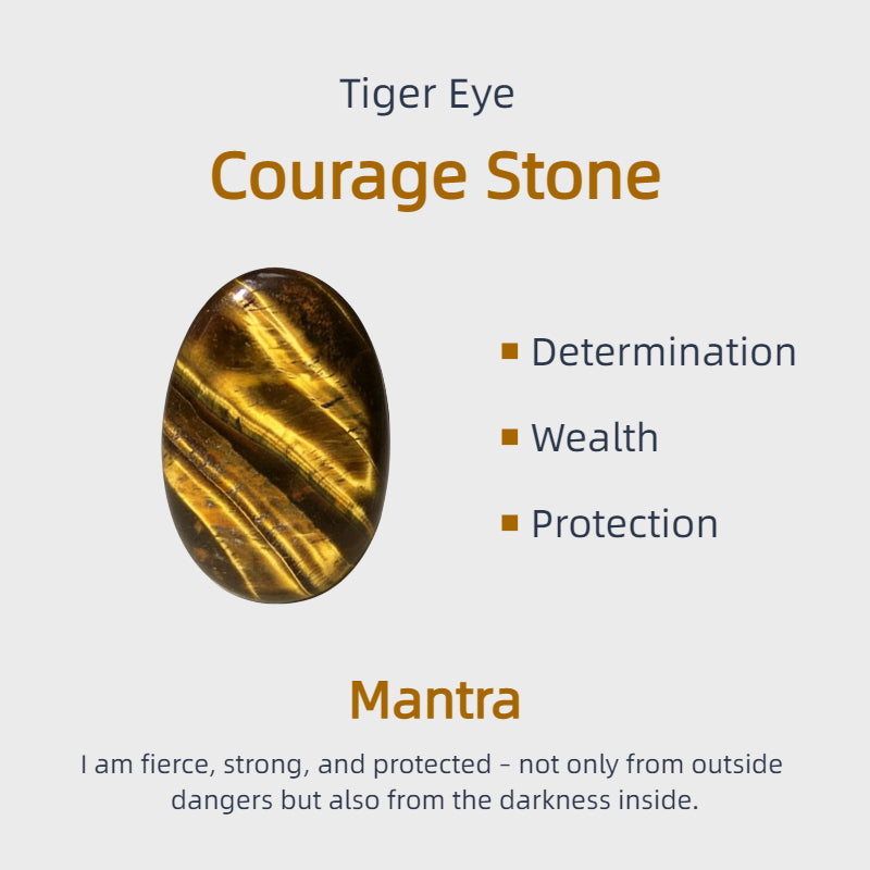 Earthy Strength Tiger Eye Beaded Necklace