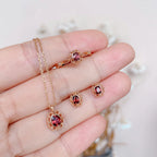 Collier Sakura en jade Hetian
