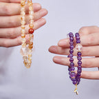 Bracelet « Muguet » en Améthyste naturelle – Sagesse ouverte, Attire les bienfaiteurs