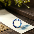 Aquamarine & Lapis Lazuli Ring - Clears Muddled Thoughts