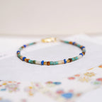 Natural Gemstones Stackable Bracelet - Balances Aura and Protection