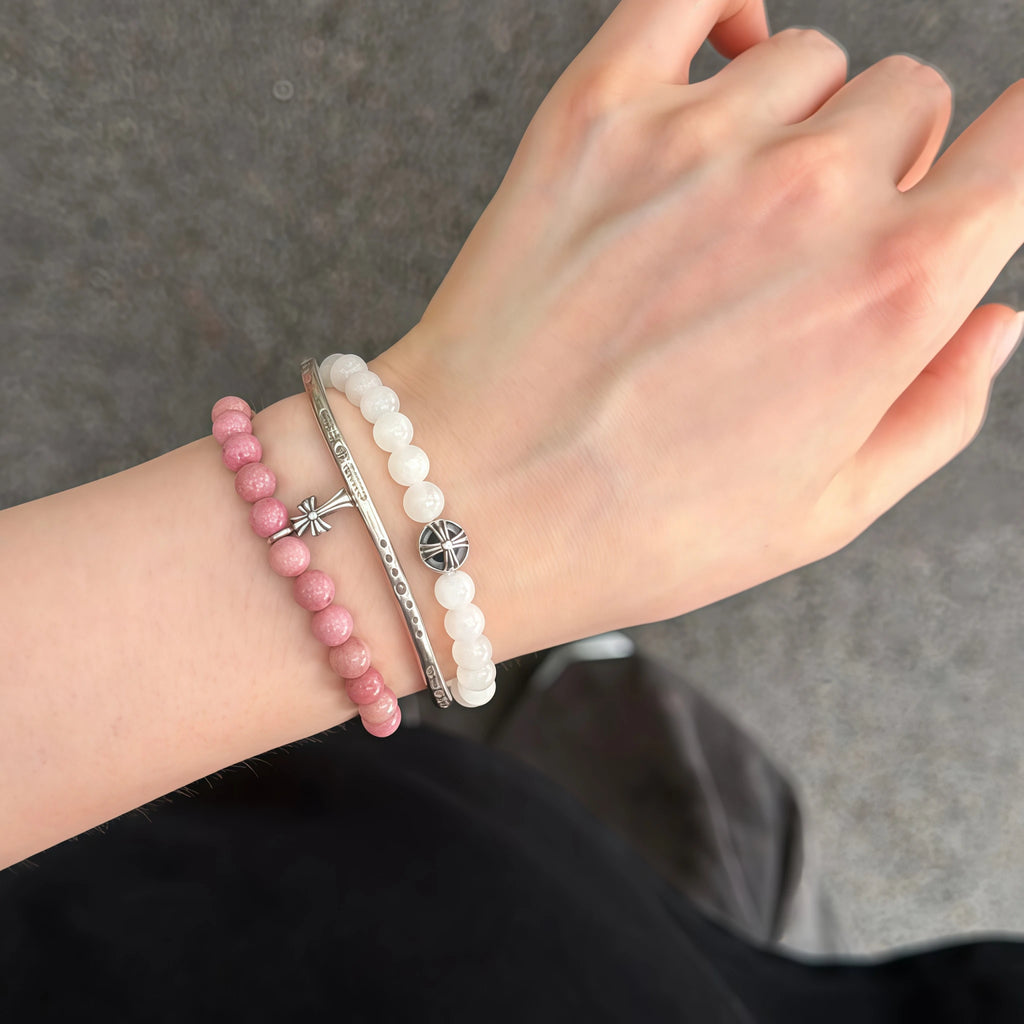 Collier en cristal naturel couronne vintage