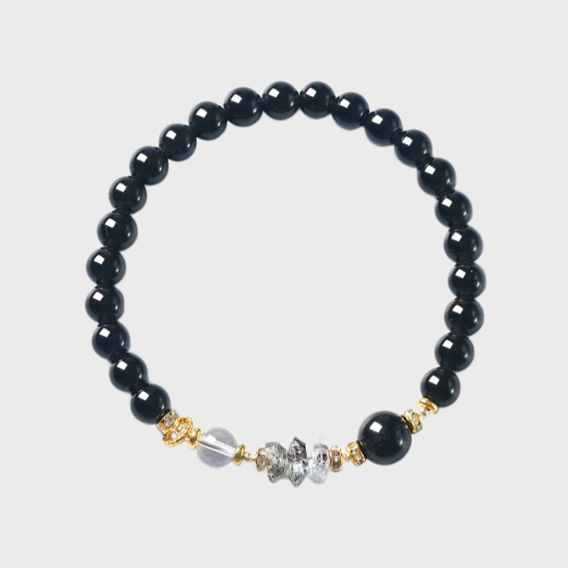 Shadow Guard Natural Obsidian Bracelet