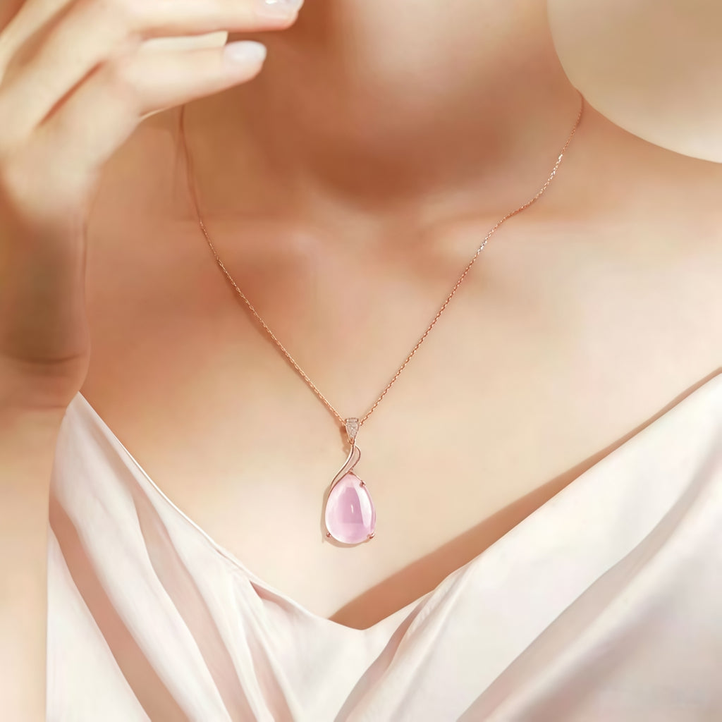 Tears of a Mermaid Natural Crystal Necklace