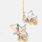 Boucles d'oreilles Polaris en nacre