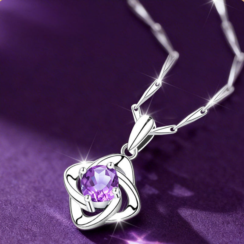 Collier en cristal naturel Abundance Compass