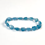 Bracelet en aigue-marine naturelle « Voix de l'Océan »