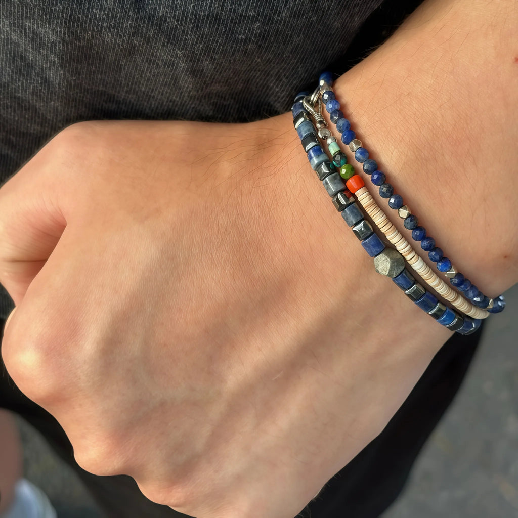 Wild‑Vibe Natural Stone Bracelet - Rootedness, Centering, Empowerment