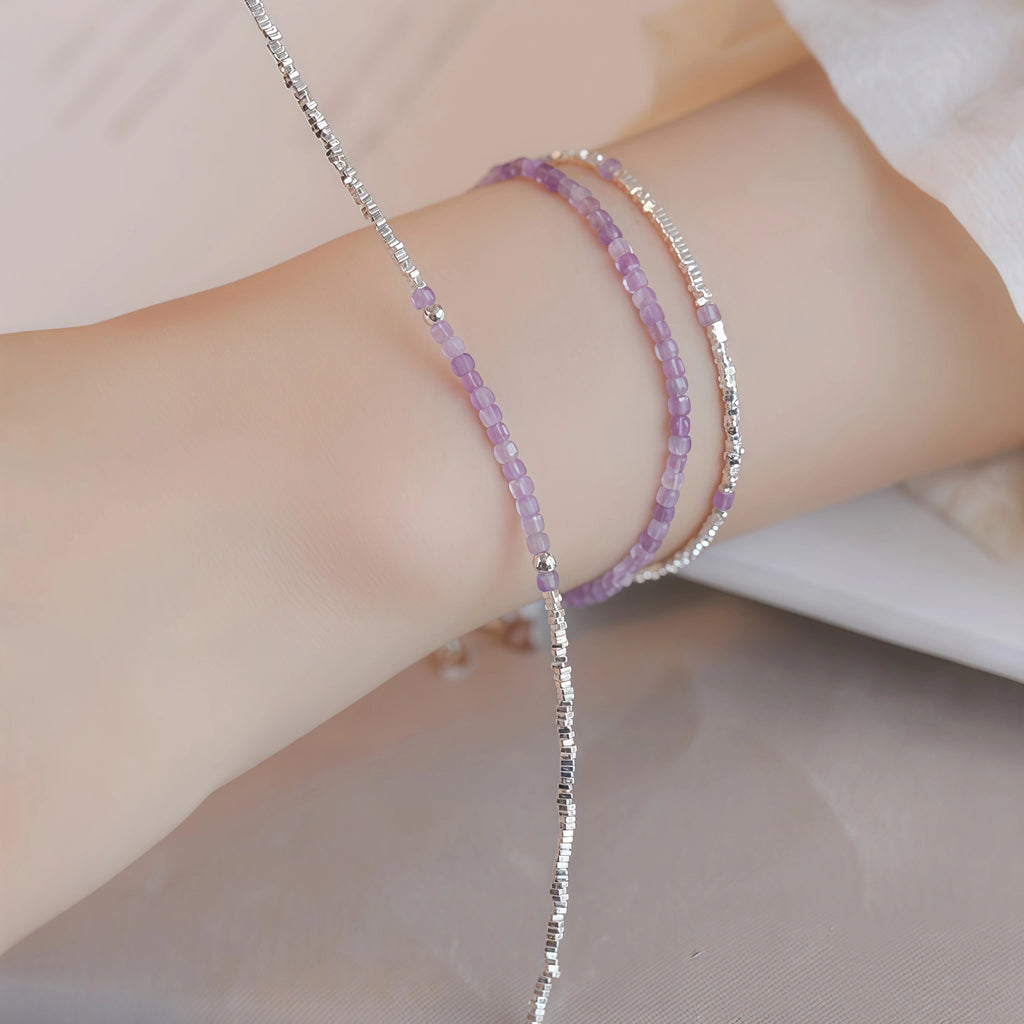 Collier en cristal naturel couronne vintage