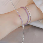 Collier en cristal naturel couronne vintage