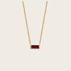 Birthstone Necklace for Women, Minimalist High-end Clavicle Chain
