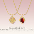 Zodiac Birthstone Necklace, Minimalist Clavicle Chain, Unique Birthday Gift for Girlfriend