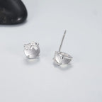 Plum‑Blossom Chalcedony Sterling Silver 3‑Piece