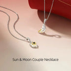 Lovers Moon & Star Necklace
