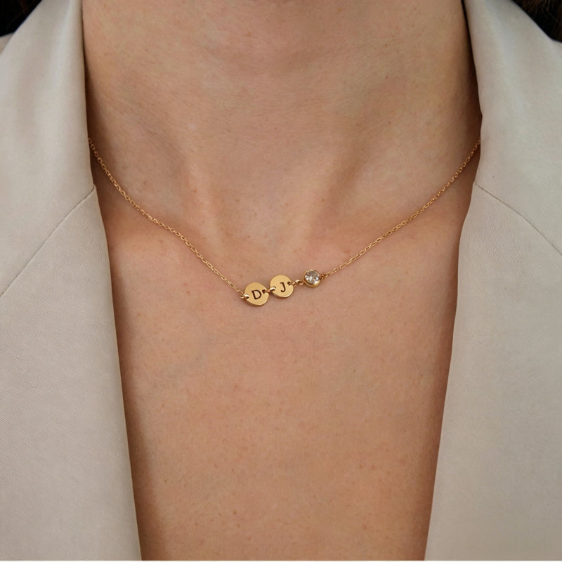 Personalized Name 14K Gold-Filled Customizable Letter Necklace (Non-Tarnishing)