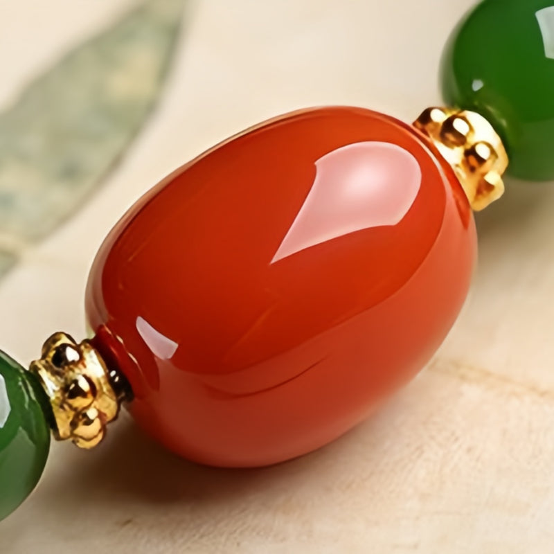 Bracelet Noble Cheval en Jade de Hetian