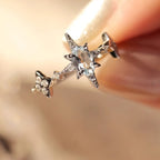 Bague Polaris Aqua Star – Bijou en cristal porte-bonheur