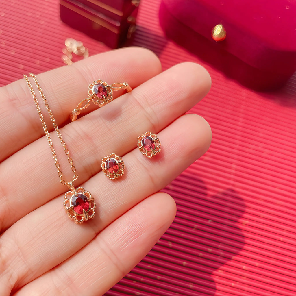 Collier Sakura en jade Hetian