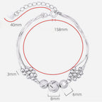Ornate Carved S999 Ball Necklace/Bracelet/Earrings Jewelry Set, Gift for Friends