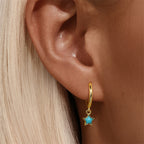 Star & Moon Turquoise Necklace Jewelry Set - Positive Vibes, Steady Peace