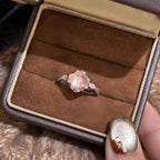 Pink Quartz Radiance Ring