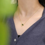 Womens Tiny Mushroom Necklace - Serenity & Protection