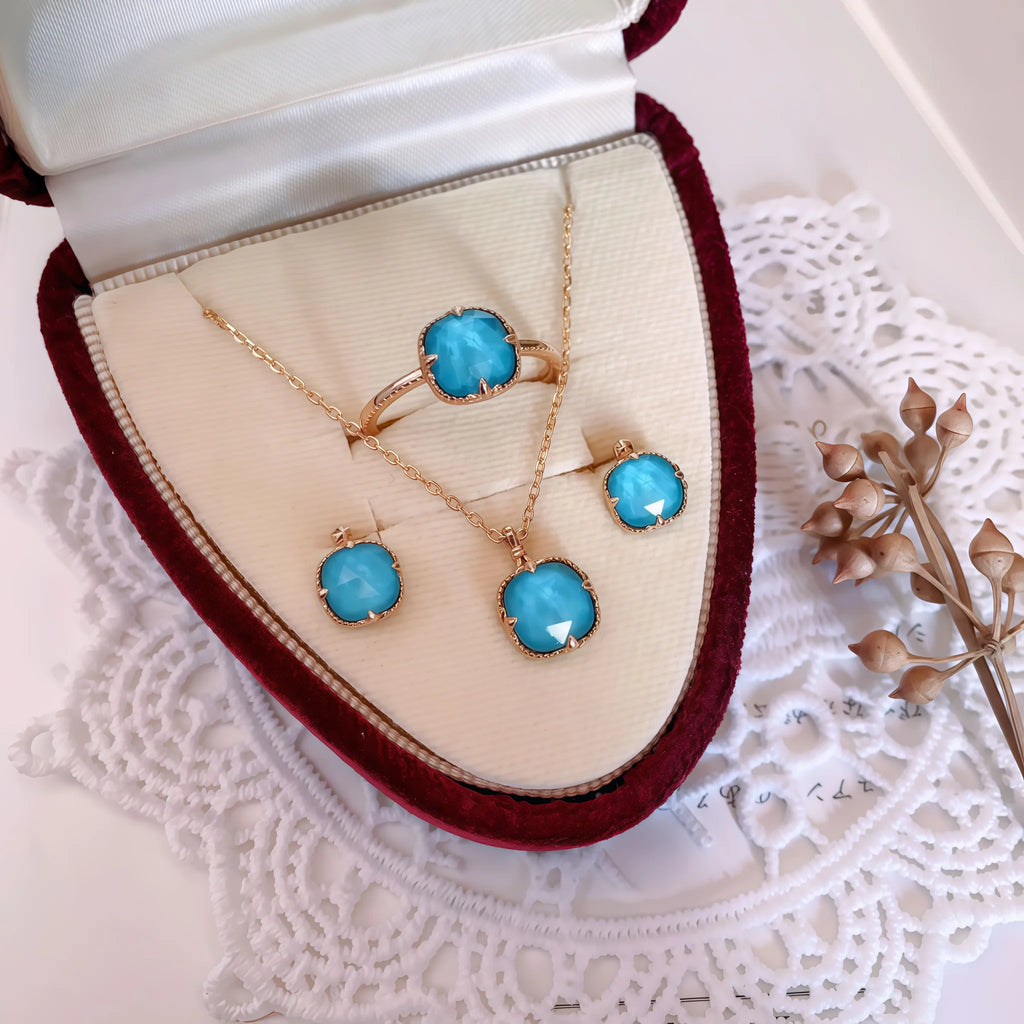 Collier Sakura en jade Hetian