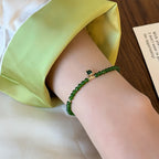 Collier en cristal naturel couronne vintage