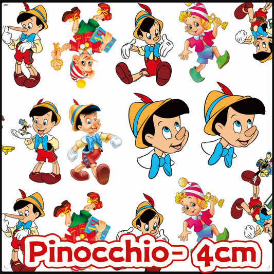 Pinocchio 4cm Acrylic Charms for DIY match game-open in live