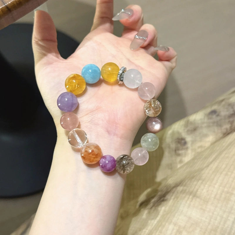 Bracelet « Muguet » en Améthyste naturelle – Sagesse ouverte, Attire les bienfaiteurs